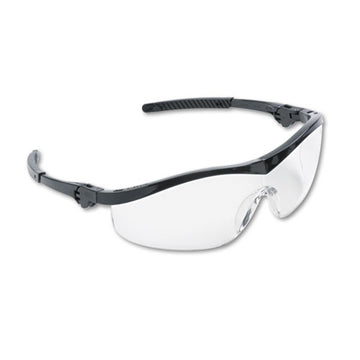 MCR™ Safety Storm Wraparound Safety Glasses, Black Nylon Frame, Clear Lens, 12-box freeshipping - TVN Wholesale